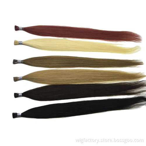 High Quality Cuticle Aligned I Tip Human Hair Extensions Remy,Wholesale Best Sale Hair Extension Human Hair